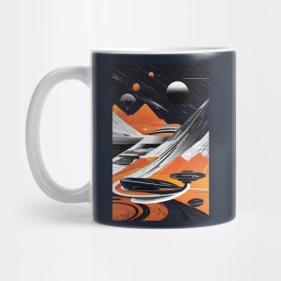 Sci fi Soviet space art Mug